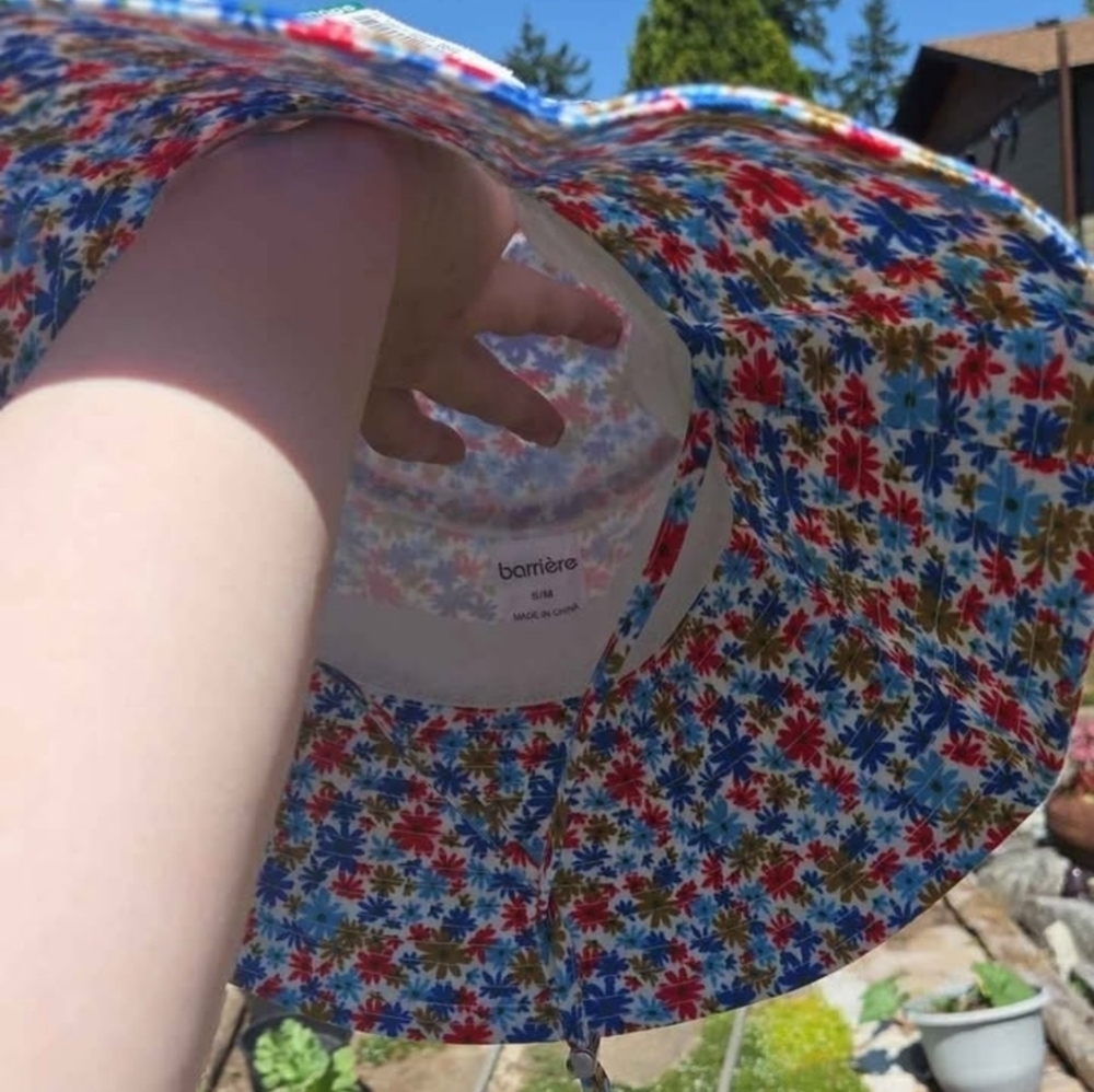 Colorful Floral Hat - Picture 3 of 3